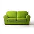 Sofá sala de estar 178x86x84 cm – tela verde – estilo moderno acogedor