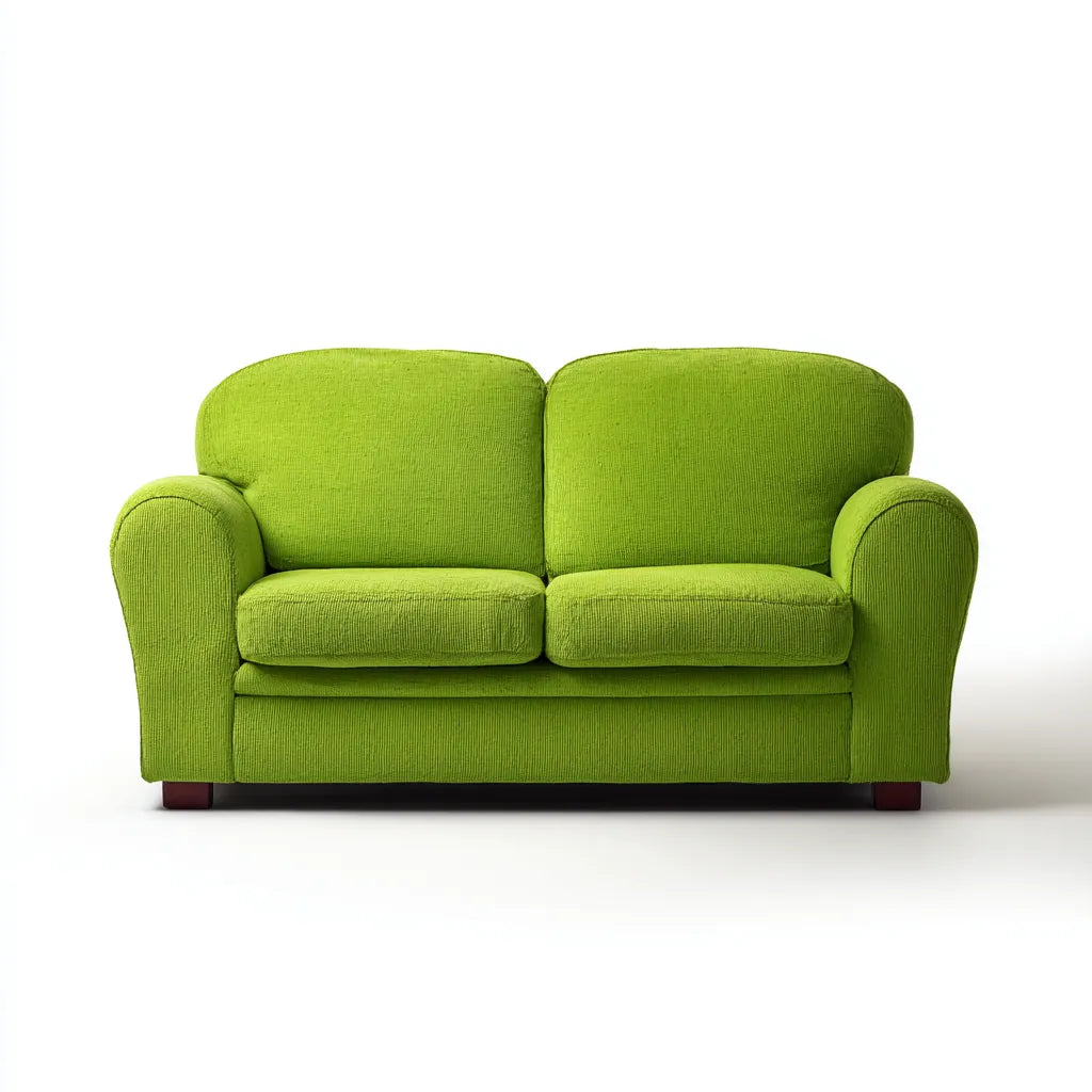 Sofá sala de estar 178x86x84 cm – tela verde – estilo moderno acogedor