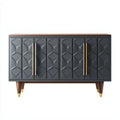 Aparador comedor 170x45x82 cm – madera gris oscuro – estilo contemporáneo elegante