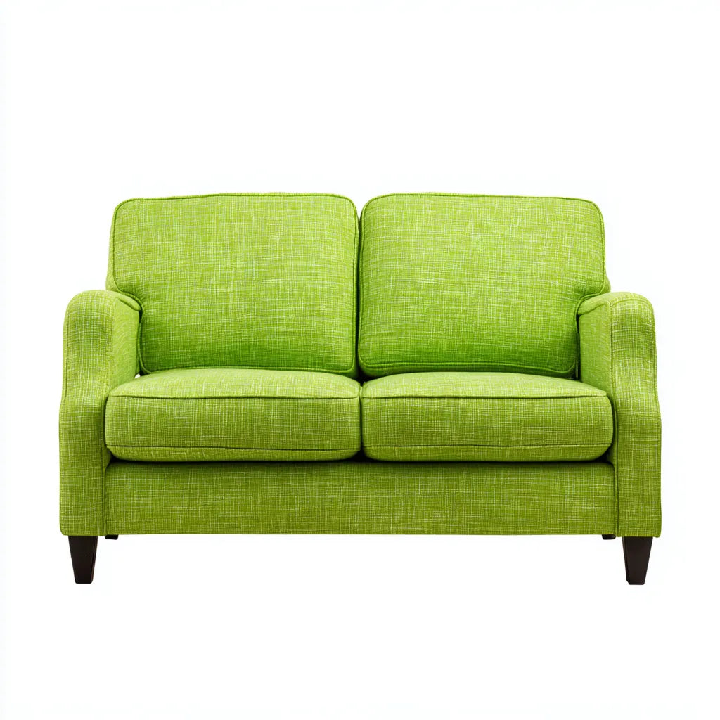 Sofá sala de estar 170x82x80 cm – tela verde – estilo sencillo confortable